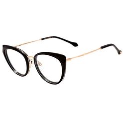 Armação de Óculos de Grau Ana Hickmann, modelo AH6379, cor A01