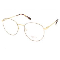 Armação de Óculos de Grau  Feminina Hickmann HI10014 Fio de Nylon Dourado