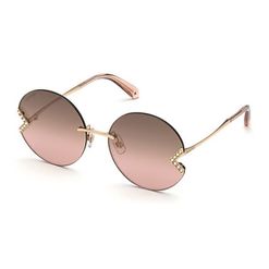 Óculos de sol Swarovski, modelo SK0307, cor 28G, tamanho 60