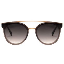 Óculos de Sol  Feminino Hickmann HI9080 Gatinho Preto com Dourado