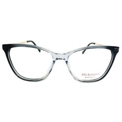 Armação de Óculos de Grau  Feminina Hickmann HI60008 Gatinho Cinza