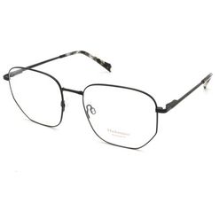 Armação de Óculos de Grau  Feminina Hickmann HI10013 Hexagonal Preto