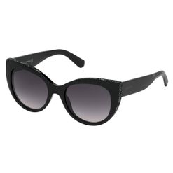 Óculos de sol Swarovski, modelo SK0202, cor 01B, tamanho 53