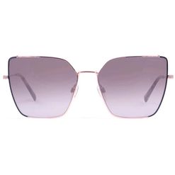 Óculos de Sol  Feminino Hickmann HI30005 Gatinho Preto com Rosa