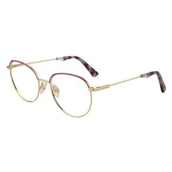 Armação de Óculos de Grau  Feminina Hickmann HI10027 Fio de Nylon Dourado