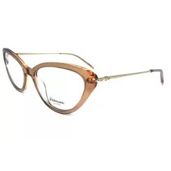 Armação de Óculos de Grau  Feminina Hickmann HI6125 Oval Nude