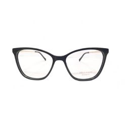 Armação de Óculos de Grau  Feminina Hickmann HI60008 Gatinho Preto