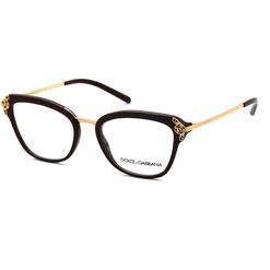 Armação de Óculos de Grau Dolce & Gabanna, modelo DG5052, cor 3091, tamanho 52