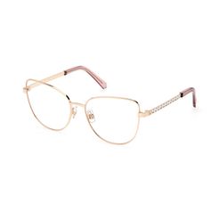 Armação de Óculos de Grau Swarovski, modelo SK5451, cor 033, tamanho 55