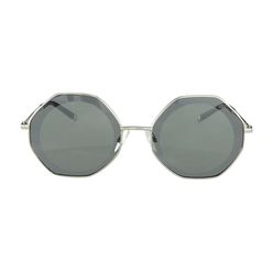 Óculos de Sol  Feminino Hickmann HI3055 Octagonal Cinza