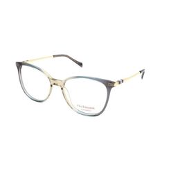 Armação de Óculos de Grau  Feminina Hickmann HI60009 Quadrado Cinza