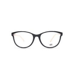 Armação de Óculos de Grau Dii Collection, modelo 1902L, cor C1, tamanho 53