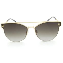 Óculos de Sol  Feminino Hickmann HI3096B Gatinho Preto com Dourado