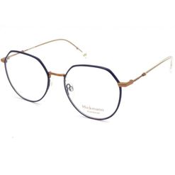 Armação de Óculos de Grau  Feminina Hickmann HI10007 Hexagonal Roxo com Dourado