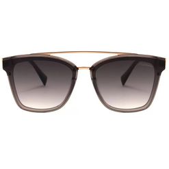 Óculos de Sol  Feminino Hickmann HI9081 Gatinho Preto com Dourado