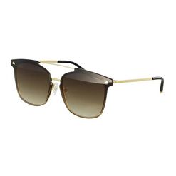 Óculos de Sol  Feminino Hickmann HI3061 Aviador Marrom com Dourado