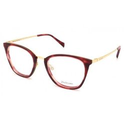 Armação de Óculos de Grau  Feminina Hickmann HI1070B Gatinho Vermelho