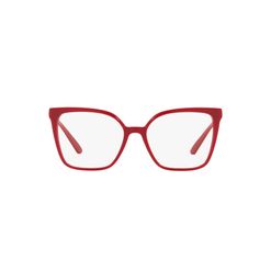 Armação de Óculos de Grau Feminina Jean Monnier Quadrado J83213 Cor Vermelho