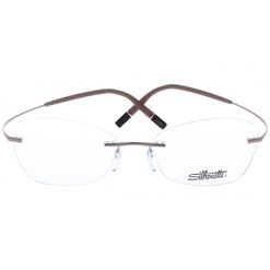 Armação de Óculos de Grau Silhouette, modelo 5541/IY, cor 3530, tamanho 53