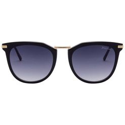 Óculos de Sol  Feminino Hickmann HI9074 Gatinho Preto com Dourado