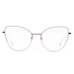 Armação de Óculos de Grau Ono, modelo ON6001, cor Dourado com Rosa, tamanho 55