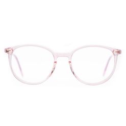 Armação de Óculos de Grau Ono, modelo ON0008, cor Rosa Translúcido, tamanho 53