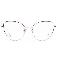 Armação de Óculos de Grau Ono, modelo ON6001, cor Preto com Dourado, tamanho 55