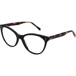 Armação de Óculos de Grau Dii Collection, Modelo DII 2020L, cor Preto com Demi, tamanho 52