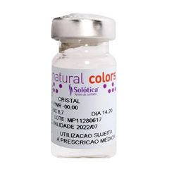 Kit de Lentes de Contato Natural Colors Cor Âmbar 1 Par