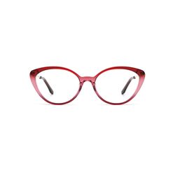 Armação de Óculos de Grau Hit, modelo 1 7002, cor Vermelho Degradê