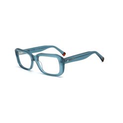 Armação de Óculos de Grau Hit, modelo 1 7009, cor Azul Translúcido