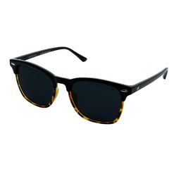 Óculos de sol Dii Collection, modelo 1 9011 ECO, cor Preto com Demi Marrom, tamanho 51