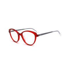 Armação de Óculos de Grau Hit, modelo 1 7006, cor Vermelho