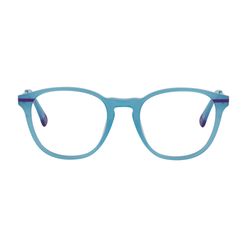 Armação de Óculos de Grau Dii Collection, modelo 5512, cor Azul com Roxo, tamanho 54