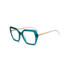 Armação de Óculos de Grau Hit, modelo 1 7007, cor Azul Translúcido
