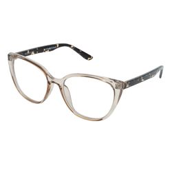 Armação de Óculos de Grau Dii Collection, modelo 1 9005 ECO, cor Pêssego Cristal com Demi Pêssego, tamanho 54