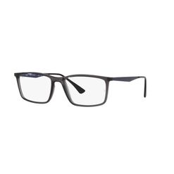 Armação de Óculos de Grau Ray Ban, modelo RX7195L, cor Cinza, tamanho 55