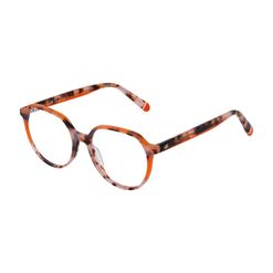 Armação de Óculos de Grau Dii Collection, modelo 5511, cor Laranja com Demi Laranja, tamanho 50