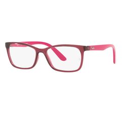Armação de Óculos de Grau Rayban Junior, modelo RY1611L, cor Rosa, tamanho 50