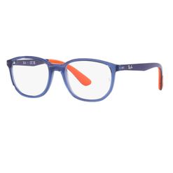 Armação de Óculos de Grau Rayban Junior, modelo RY1619, cor Azul, tamanho 49