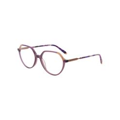 Armação de Óculos de Grau Dii Collection, modelo 1055, cor Roxo e Demi, tamanho 55