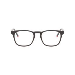 Armação de Óculos de Grau Dii Collection, modelo 1053, cor Cinza com Laranja, tamanho 52