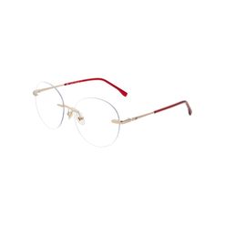 Armação de Óculos de Grau Dii Collection, modelo 1008, cor Vermelho, tamanho 54