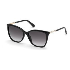 Óculos de sol Swarovski, modelo SK0310, cor 01B, tamanho 55