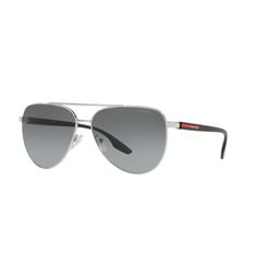 Óculos de sol Prada Linea Rossa, modelo 0PS 52WS, cor 1BC08O, tamanho 61