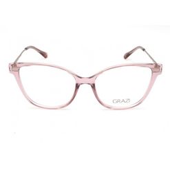 Armação de Óculos de Grau Feminina Grazi Gatinho GZ3091 Cor Rosa