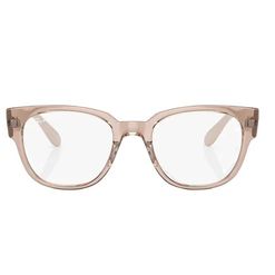 Armação de Óculos de Grau Ray Ban, Modelo RX7210, cor Bege, tamanho 52