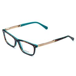Armação de Óculos de Grau  Feminina Hickmann HI60015 Retangular Azul