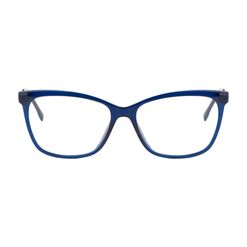 Armação de Óculos de Grau Dii Collection, modelo 1 1708, cor Azul Translúcido, tamanho 56