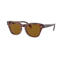Óculos de sol Ray Ban, modelo RB0707S, cor Havana Listrado, tamanho 53